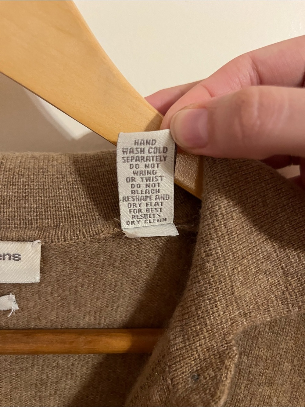 Valerie Stevens Brown Cashmere Button-Front Collared Cardigan - Picture 4 of 9